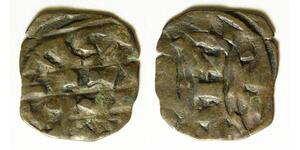 LUCCA (Italy) Denaro ND - Silver - Henry II. (1004 -1024) - 3681