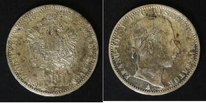 AUSTRIA 1/4 Florin 1859 A - Silver 0.520 - Franz Joseph I. - VF - 3755