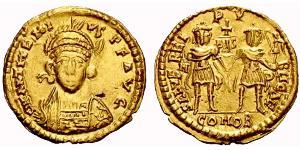 1 Solidus Weströmisches Reich (285-476) Gold Anthemius (420- 472)