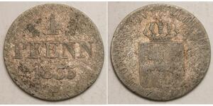 HANNOVER (German State) 4 Pfennig 1835 B - Billon - William IV. - VF - 2131 *
