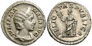 1 Denarius Römische Kaiserzeit (27BC-395) Silber Julia Avita Mamaea (180-235)