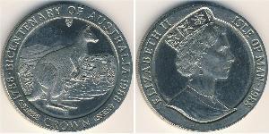 1 Крона Острів Мен Нікель/Мідь Єлизавета II (1926-2022)