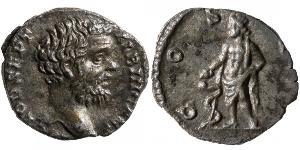 Clodius Albinus Caesar (193-195). Denarius, Rome c. 194-195 (Ar - 2,74g - 11h). Cohen 9; RIC 2. Beautiful dark tone. Good very fine.