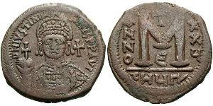  Follis Empire byzantin (330-1453) Bronze Justinien I (482-565)