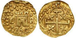 1 Escudo Peru Gold Ferdinand VI. von Spanien (1713-1759)