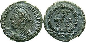 1 Follis /  AE3 Römische Kaiserzeit (27BC-395) Bronze Julian II  (331-363)