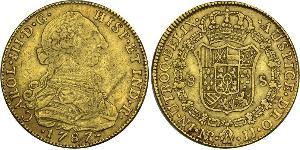 8 Escudo 新格拉納達總督轄區 (1717 - 1819) 金 卡洛斯三世 (西班牙) (1716 -1788)