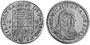 4 Дукат Principality of Anhalt-Zerbst (1544 - 1796) Золото Карл Вільгельм (князь Анхальт-Цербстький)(1652 – 1718)