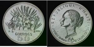 HAITI 50 Gourdes 1981 R - Silver 0.925 - F.A.O. - aUNC - 4337