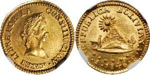 1/2 Escudo Bolivia Gold 