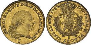  Ducado de Parma (1545 - 1859) Oro Fernando I de las Dos Sicilias (1751 - 1825)