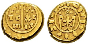 ITALIA Napoli / Sicilia Guglielmo I, 1156-1166. Multiplo di tari. 4.86 g. Spahr 72. Rarissima. qSpl. Lo Spahr riporta un peso massimo di 4,29, decisamente inferiore a quello di questo esemplare,  ...