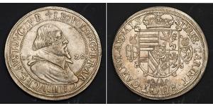  
  1620, Alsace (Germany/France), Archduke Leopold V of Austria.  Silver Thaler Coin. Rare!    Mint Year: 1620  Denomination: Thaler   Mint Place: Ensisheim (Alsace, France)  Reference: Davenpor ...