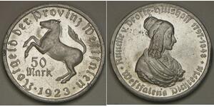 WESTPHALIA (Germany) 50 Mark 1923 - Aluminium - Emergency Money - XF - 3088 *