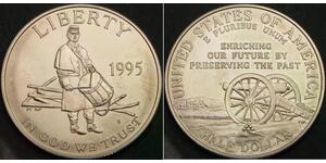 UNITED STATES 1/2 Dollar 1995S - Civil War Battlefields - UNC - 3268 