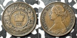 1/2 Cent Impero britannico (1497 - 1949)  
