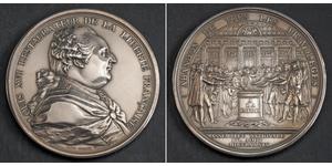 
  1789, France (Nat.Assembly), Louis XVI.   Silver 