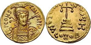 1 Solidus Византийская империя (330-1453) Золото Константин IV (652-685)
