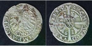 SILESIA (German State) 1 Kreuzer 1561 - Silver - Ferdinand I. - 3060