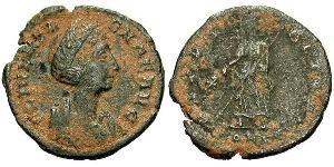1 AE4 / 1 Фоллис Римская империя (27BC-395) Бронза Елена Августа (250 -330)