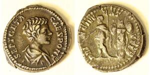ROMAN EMPIRE Denarius ND - Silver - Geta (189 - 200 AD) - XF - 3145