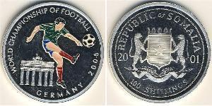 100 Shilling Somalia Plata 