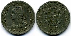 50 Centavo Portuguese Angola (1575-1975) / Portugal Kupfer/Zink 