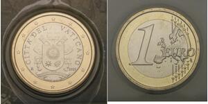 VATICAN 1 Euro 2025 R - Bi Metallic - Saint Paul - Coincard - UNC *