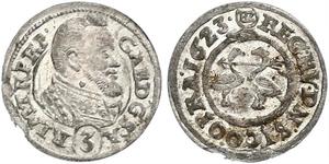 Siebenbürgen. Gabriel Bethlen 1613-1629. Kipper 3 Kreuzer 1623 BZ, Oppeln. Resch 250, Huszár 416. Prachtexemplar. Vorzüglich - Stempelglanz