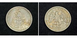  
  
  
 1874, Mexico (2nd Rep.). Silver 50 Centavos (&frac12; Scales Peso) Coin. Zacatecas! 
  
  Condition: VF+ Mint Year: 1874 Mintage: 56,000 pcs. Reference: KM-407.8. Mint Place: Zacatecas ( ...