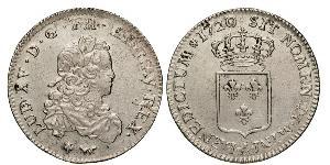 FRANCIA - LUIGI XV (1715-1774) Terzo di Scudo 1720 A (Parigi) Kr. 457.1 Ag SPL