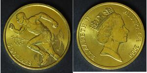 AUSTRALIA 5 Dollars 2000 (1997) - Sydney 2000 - Elizabeth II. - aUNC - 3833