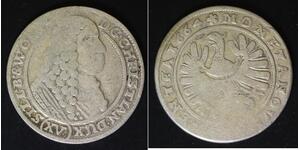 SILESIA LIEGNITZ BRIEG 15 Kreuzer 1664 - Silver - Christian - 3708