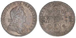 1 Crown Königreich Großbritannien (1707-1801) Silber Georg I (1660-1727)