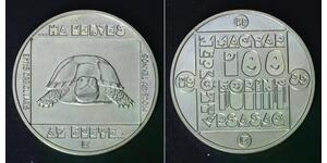 HUNGARY 100 Forint 1985 - Copper/Nickel/Zinc - Wildlife Preservation - 1984