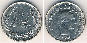 10 Сентаво Республіка Колумбія (1886 - ) Нікель/Мідь 