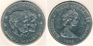 1 Krone Islas Turcas y Caicos Níquel/Cobre 