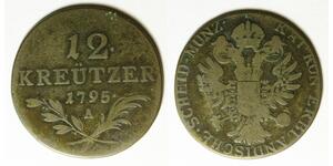 AUSTRIA 12 Kreuzer 1795 A - Silver 0.250 - Franz II. (I.) - 1689