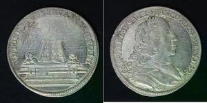 FRANKFURT AM MAIN 1 Ducat 1742 - Silver Pattern Strike - Coronation - 2348