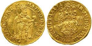 1 Ducat Monarchia asburgica (1526-1804) Oro Matthias, Holy Roman Emperor (1557 - 1619)