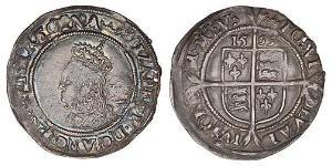 1 Sixpence Königreich England (927-1649,1660-1707) Silber Elizabeth I (1533-1603)