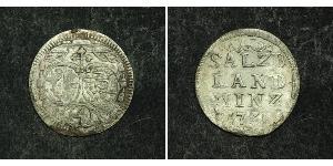  
 
  
 

 
 1731, Salzburg, Leopold Anton Eleutherius. Silver Batzen Coin. aVF- 
  
  Reference: KM-344. Mint Place: Salzburg Mint Year: 1731 (1-Year type)  Denomination: Batzen (4 Kreuzer, also ...
