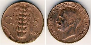 5 Centesimo Kingdom of Italy (1861-1946) Cuivre Victor-Emmanuel III d