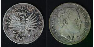 ITALY 1 Lira 1902 R - Silver 0.835 - Vittorio Emanuele III. - VF - 783