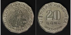 VIET NAM 20 Dong 1968 - Nickel Clad Steel - F.A.O. - aUNC - 2381
