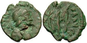 1 Follis /  AE4 Weströmisches Reich (285-476) Bronze Valentinian III (419-455)