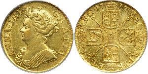 1 Guinea Kingdom of Great Britain (1707-1801) Gold Anne, Queen of Great Britain (1665-1714)