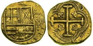 2 Escudo Royaume de Nouvelle-Grenade (1549 - 1739) Or Philippe IV d
