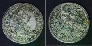 AUSTRIA 3 Kreuzer 1706 - Silver - Joseph I. - VF - 441