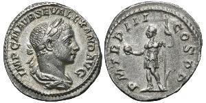 1 Денарій Римська імперія (27BC-395) Срібло Александр Север (208-235)